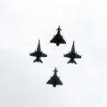 В День коронации Миндаугаса в Вильнюсе – впечатляющий полет истребителей НАТО