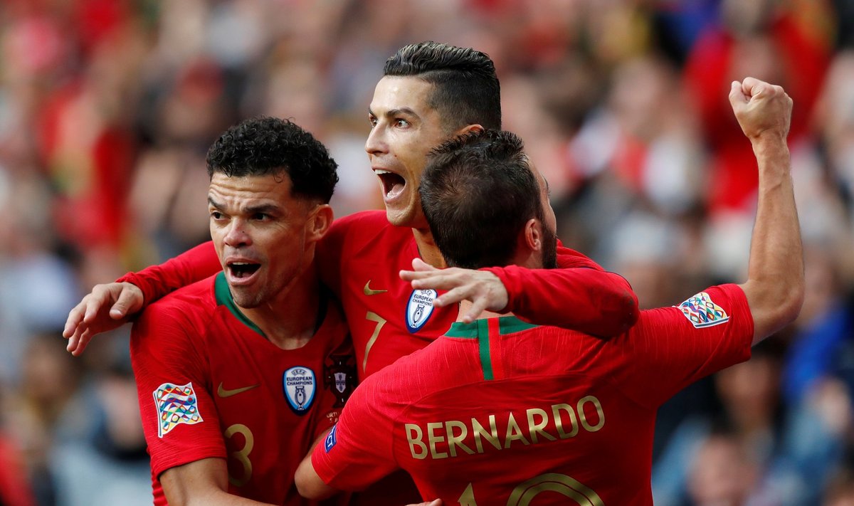 Europos tautų lyga, Portugalija - Šveicarija, Cristiano Ronaldo