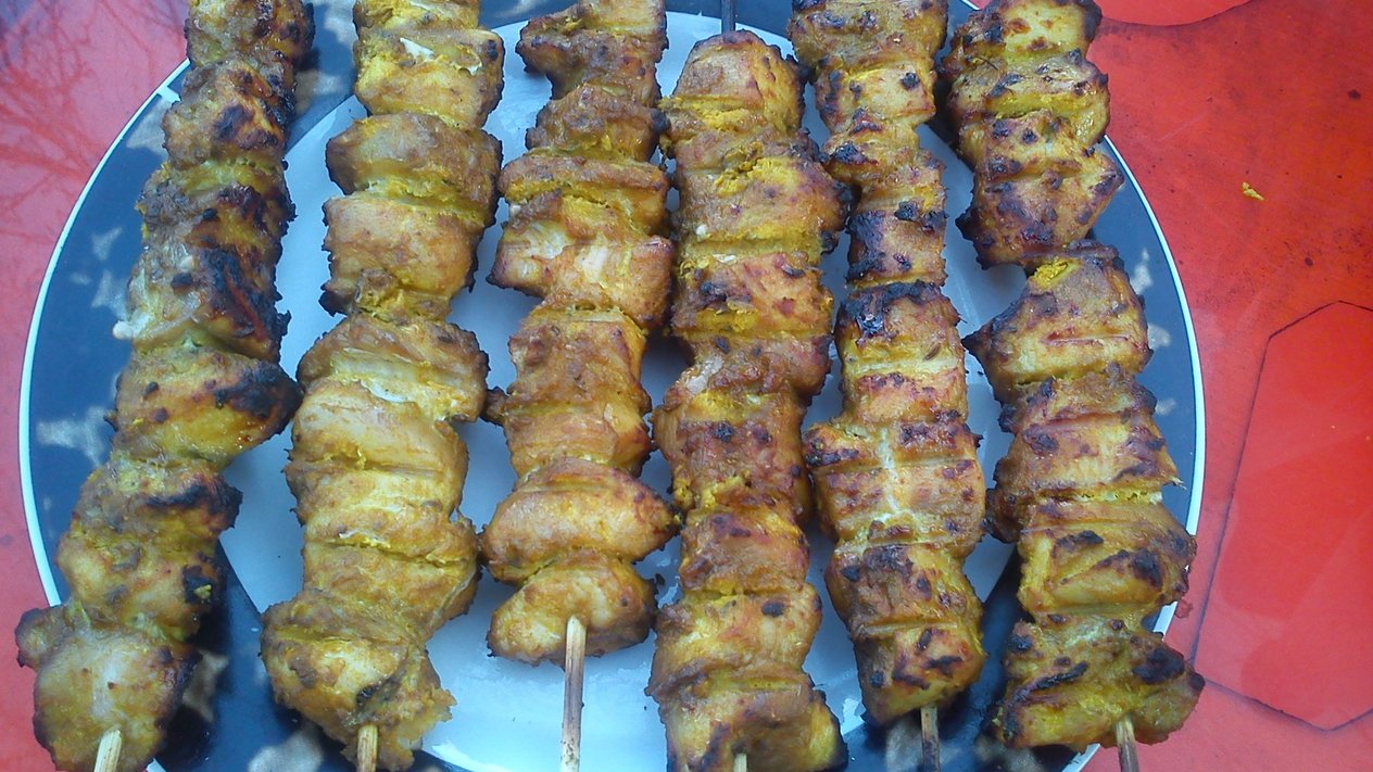 Tailandietiški šašlykai Satay Gai