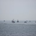 Pietų Korėjoje apvirtus laivui tebeieškoma 6 įgulos narių