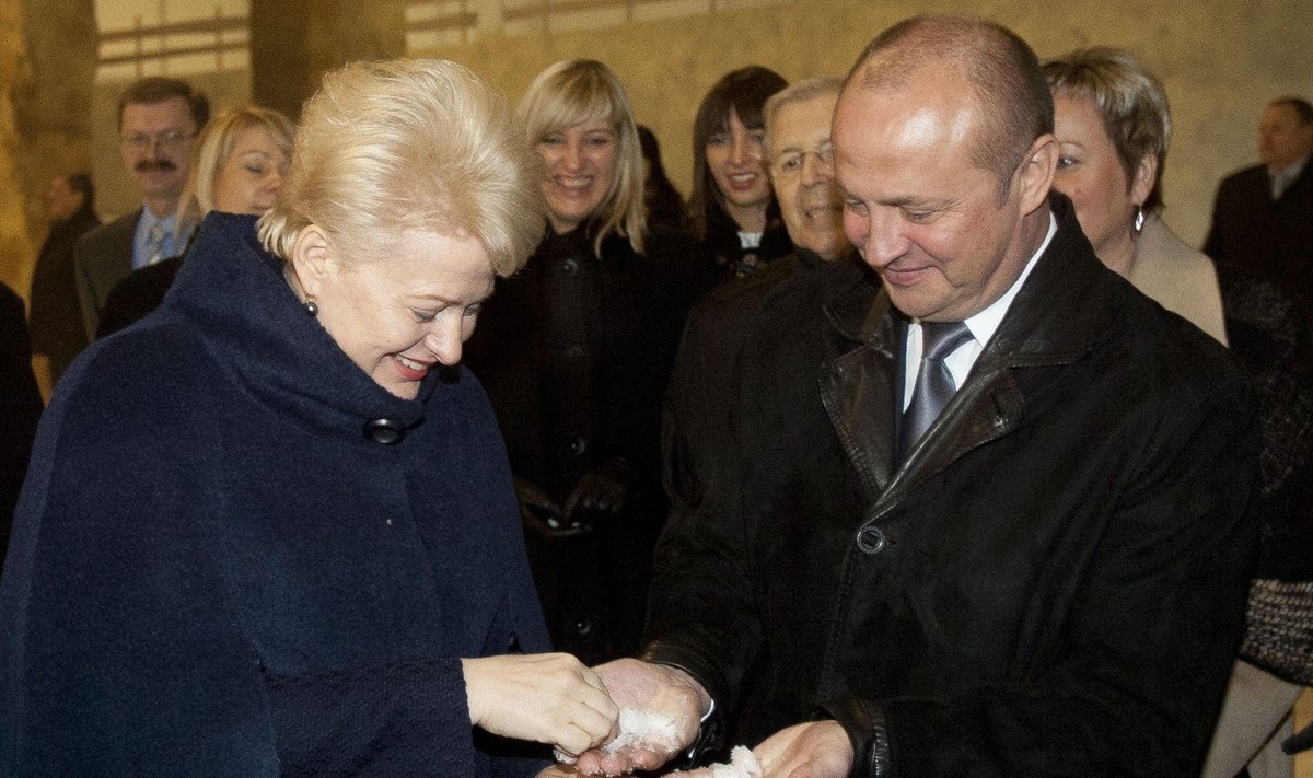 Dalia Grybauskaitė ir Ričardas Malinauskas