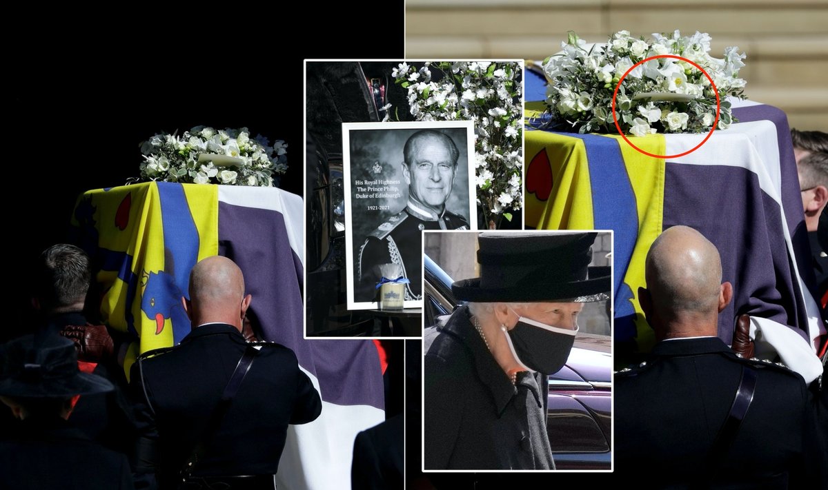 Princo Philipo laidotuvių akimirkos
