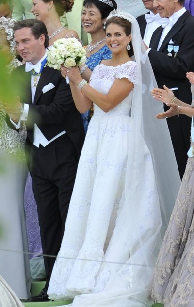 Švedijos princesė Madeleine ir Christopheris O'Neillas, susituokė 2013 metais.