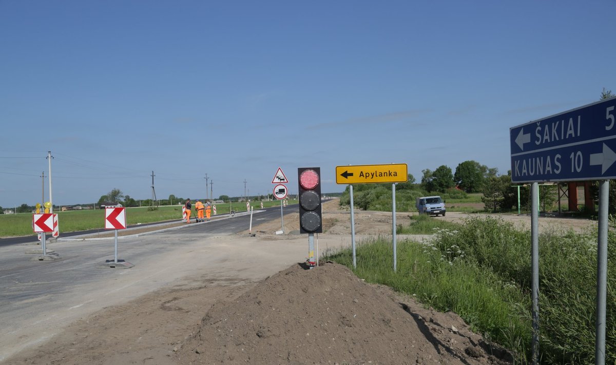 Rekonstruojma kelio Kaunas - Šakiai atkarpa