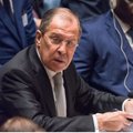 Rusijos diplomatijos vadovas neima telefono į derybas, kad išvengtų šnipinėjimo
