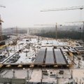 Baigia įpusėti prekybos centro „Vilnius Outlet“ statybos