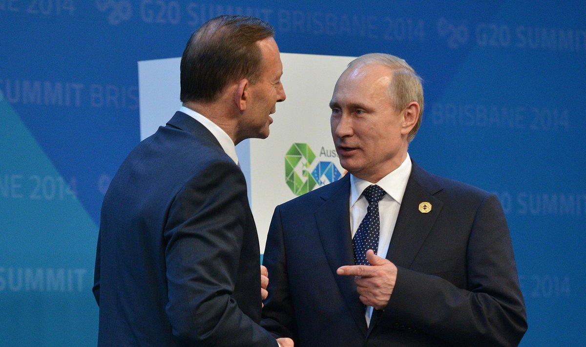 Tony Abbottas, Vladimiras Putinas