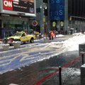 Įprastas žiemos oras lietuviams - katastrofa niujorkiečiams