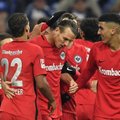 Vokietijos čempionate „Schalke“ namuose pralaimėjo svečiams iš Frankfurto