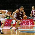 Latvija Europos krepšinio čempionato atrankos varžybose iškovojo trečią pergalę