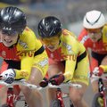 Lietuvės pateko į komandų persekiojimo ir sprinto rungčių Europos dviračių treko čempionato finalus