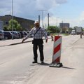 Remontuojama gatvė Panevėžyje susuko galvas: klysta ir besimokantieji, ir patyrę vairuotojai