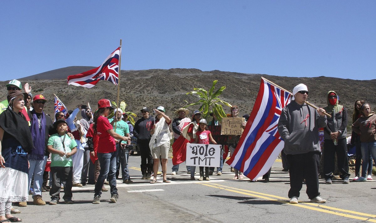 Protestai prie Mauna Kea