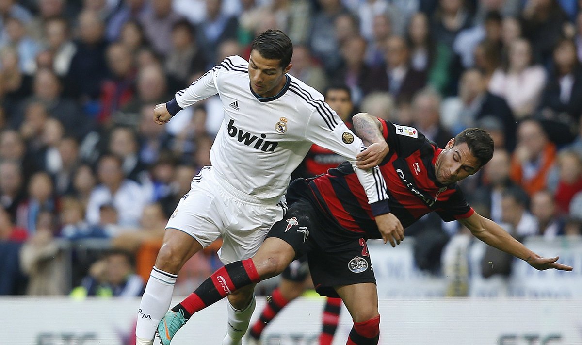 Cristiano Ronaldo kovoja su Hugo Mallo