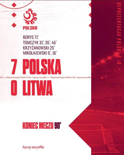 Lenkijos ir Lietuvos šešiolikmečių futbolininkų mačas