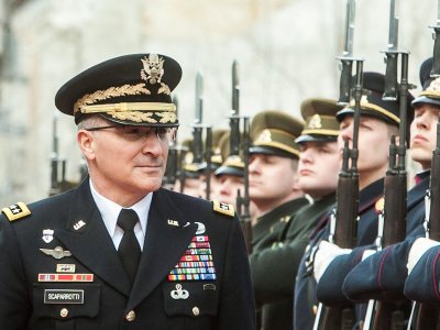 NATO pajėgų vadas Curtisas Scaparrotti