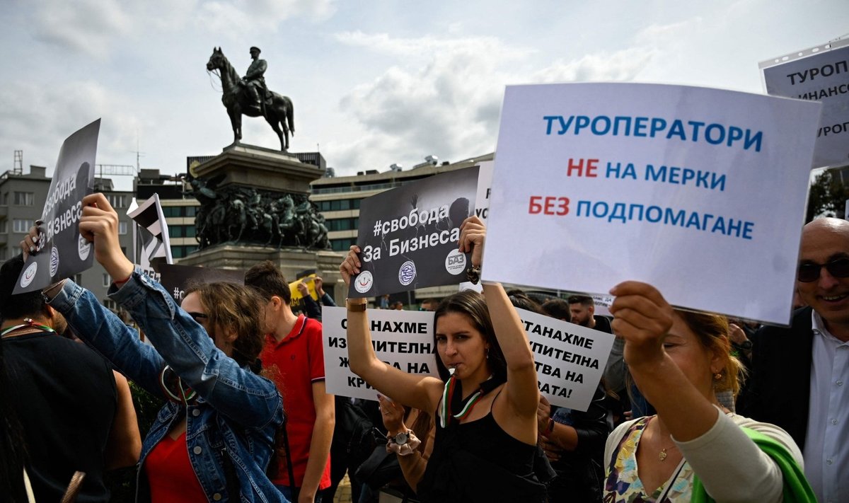 Protestas Bulgarijoje
