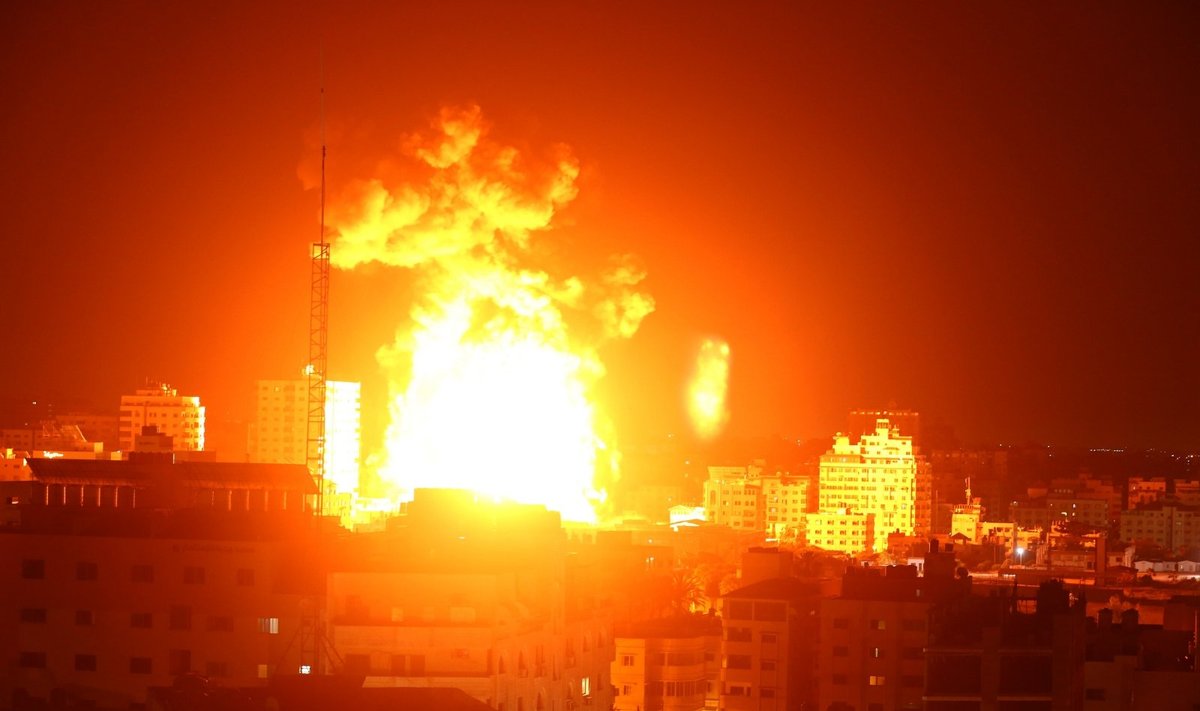 Konfliktas Gazos ruože tęsiasi