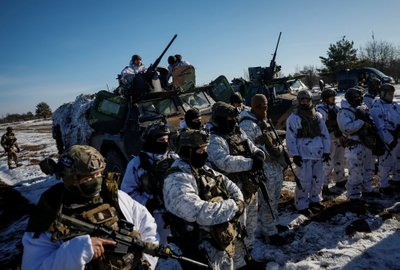 Ukrainos karių pratybos