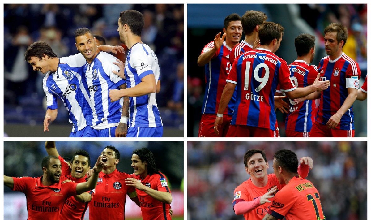 "Porto" - "Bayern" ir PSG - Barcelona (AFP/SIPA/Reuters nuotr.)