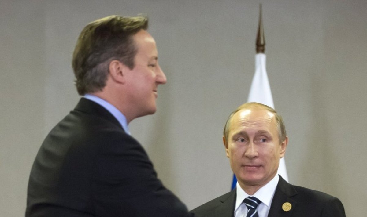 Davidas Cameronas, Vladimiras Putinas