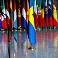 NATO pažymėjo Švedijos įstojimą į aljansą vėliavos pakėlimo ceremonija