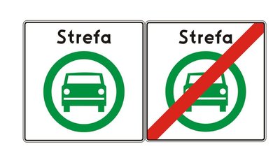 Новые дорожные знаки в Польше