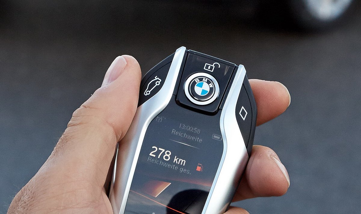 7 serijos BMW raktelis