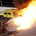 NASCAR „Daytona 500“ lenktynėse – įspūdinga J.P.Montoyos avarija