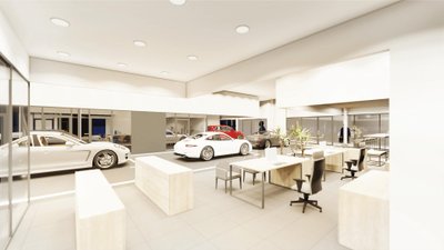 Porsche salonas