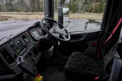  Autonomiškai važiuojančio Scania sunkvežimio kabina (Gamintojo nuotr.)