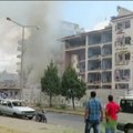 Prie policijos nuovados Turkijoje sprogo užminuotas policijos automobilis