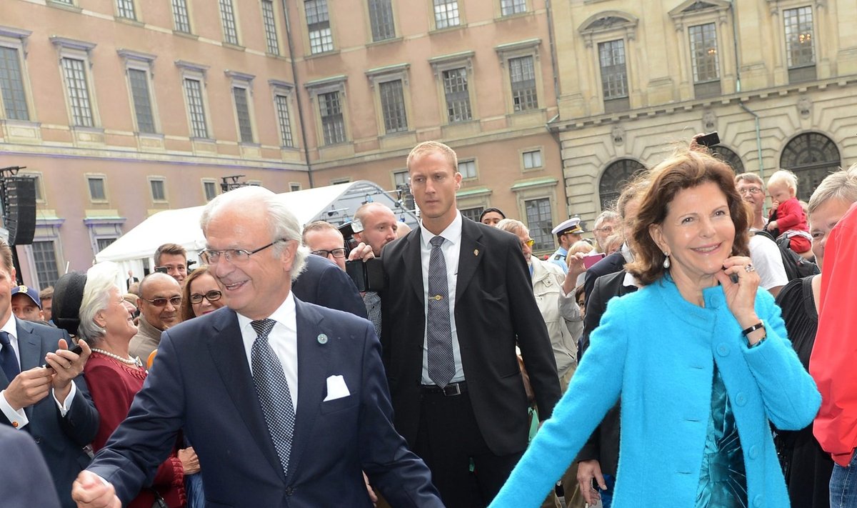 Carl XVI Gustaf of Sweden and Queen Silvia