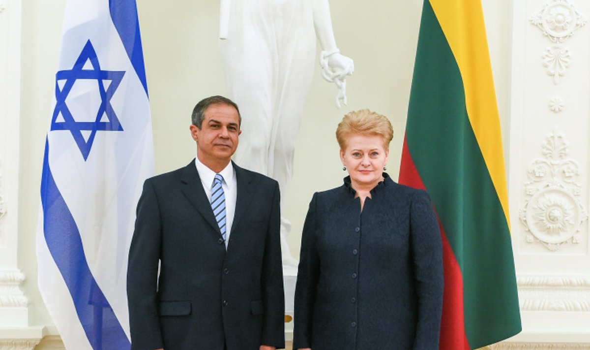 With President Grybauskaitė