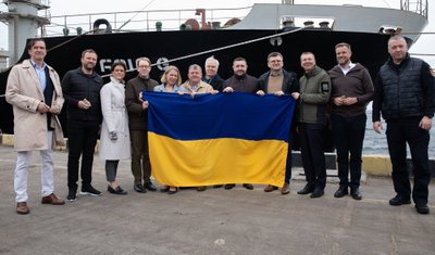 Užsienio reikalų ministras Gabrielius Landsbergis lankosi Odesoje, Ukrainoje