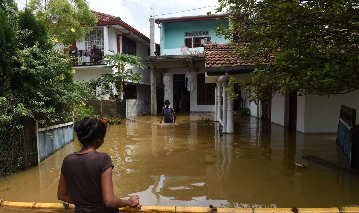 Potvynis Šri Lankoje