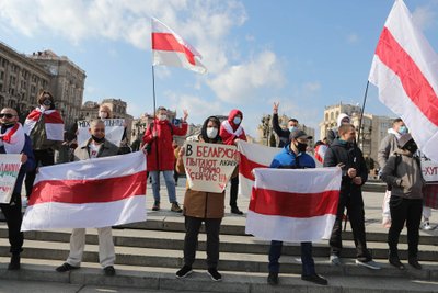 Baltarusių opozicijos Kijeve demonstracija