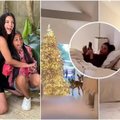 Kim Kardashian dukra prisivirė košės: be leidimo su telefonu įsmuko į mamos kambarį, slapčia transliavo turą po namus