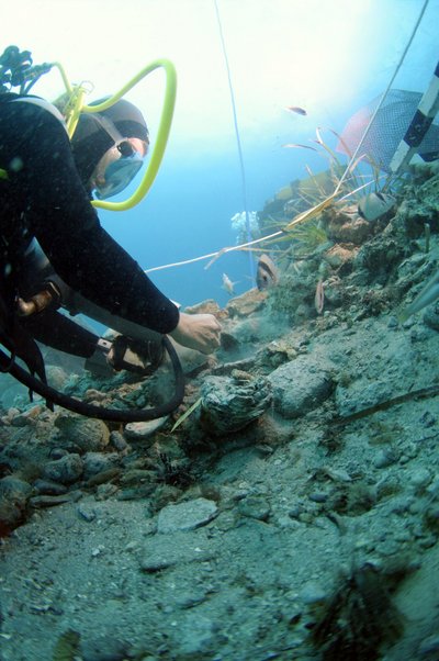 Archeologiniai radiniai Vidurežemio jūroje. Institute of Nautical Archaeology nuotr.