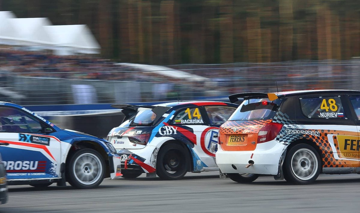 Rokas Baciuška "Euro RX" etape Latvijoje