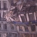 Belgijoje televizija užfiksavo, kaip sugriuvo pastato dalis