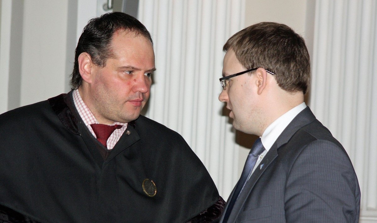 Advokatas Saulius Juzukonis ir Vytautas Gapšys