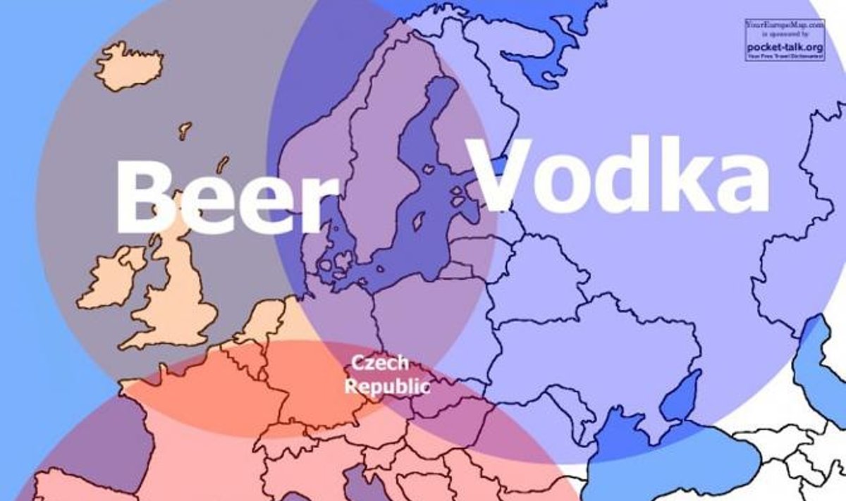Co najchętniej piją Europejczycy?