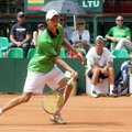 J. Tverijonas įveikė pirmą varžovą ITF serijos vyrų teniso turnyre Latvijoje