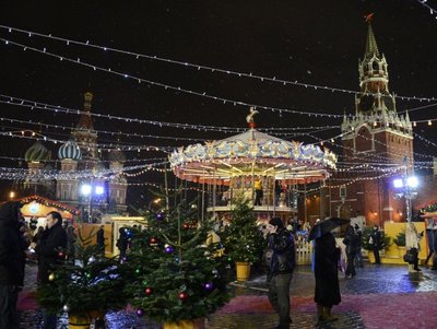 Kalėdinė mugė Maskvoje