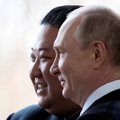 Šiaurės Korėjos lyderis paskelbė apie „visišką paramą“ Putinui