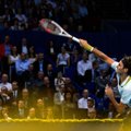 R. Federeris ATP turnyre Bazelyje tik po trijų setų kovos įveikė uzbeką