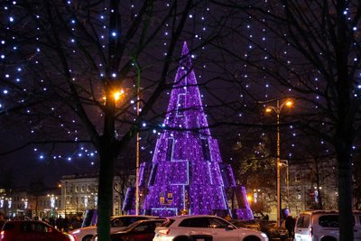 Vilnius, kalėdiniai žiburiai