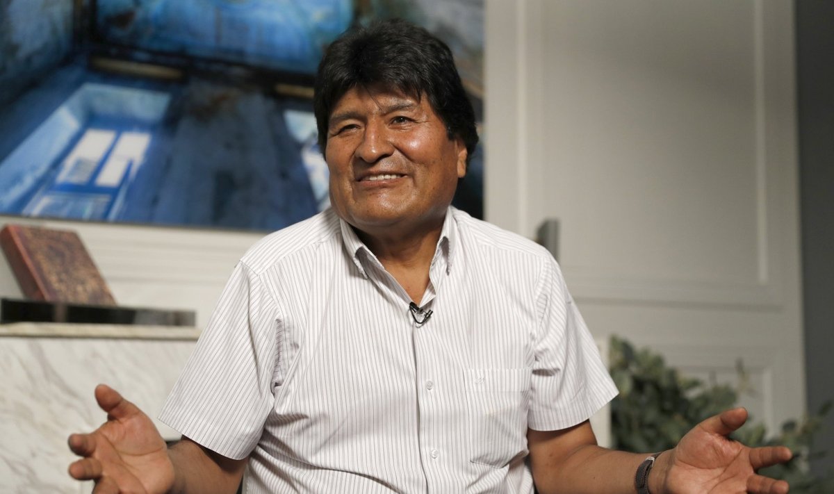  Evo Moralesas