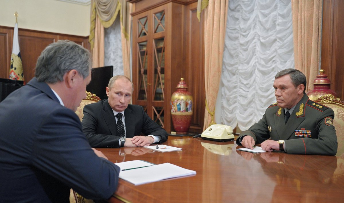 Vladimiras Putinas, Sergejus Šoigu, Valerijus Gerasimovas